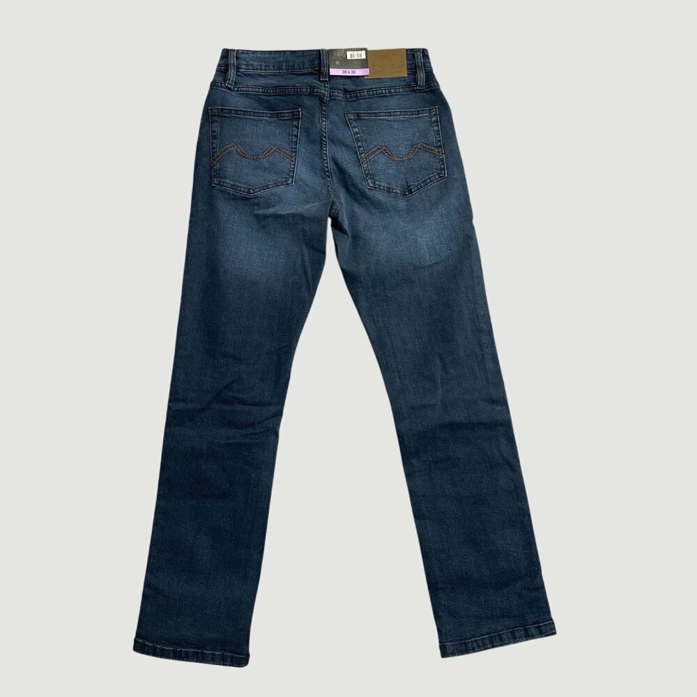 Urban Star Men's 30x30 Stretch Slim Fit Jeans Blue Denim N0248 — image 8 of 8